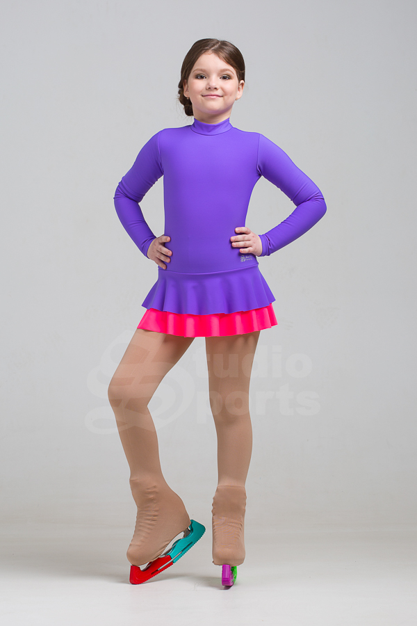 Термо платье "Арабеск" фиолетово-розовый