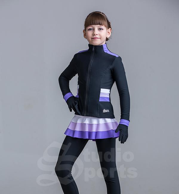 Термо комплект "Гармония" (куртка+юбка+лосины) фиолетовый