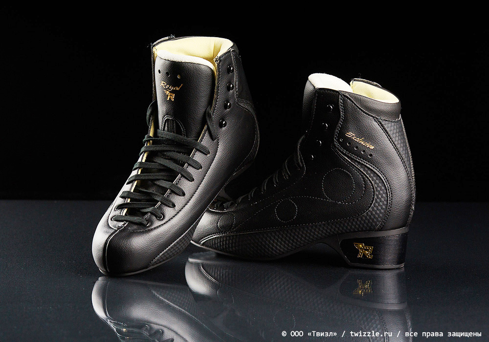 Коньки фигурные RISPORT Royal Elite (Черные)